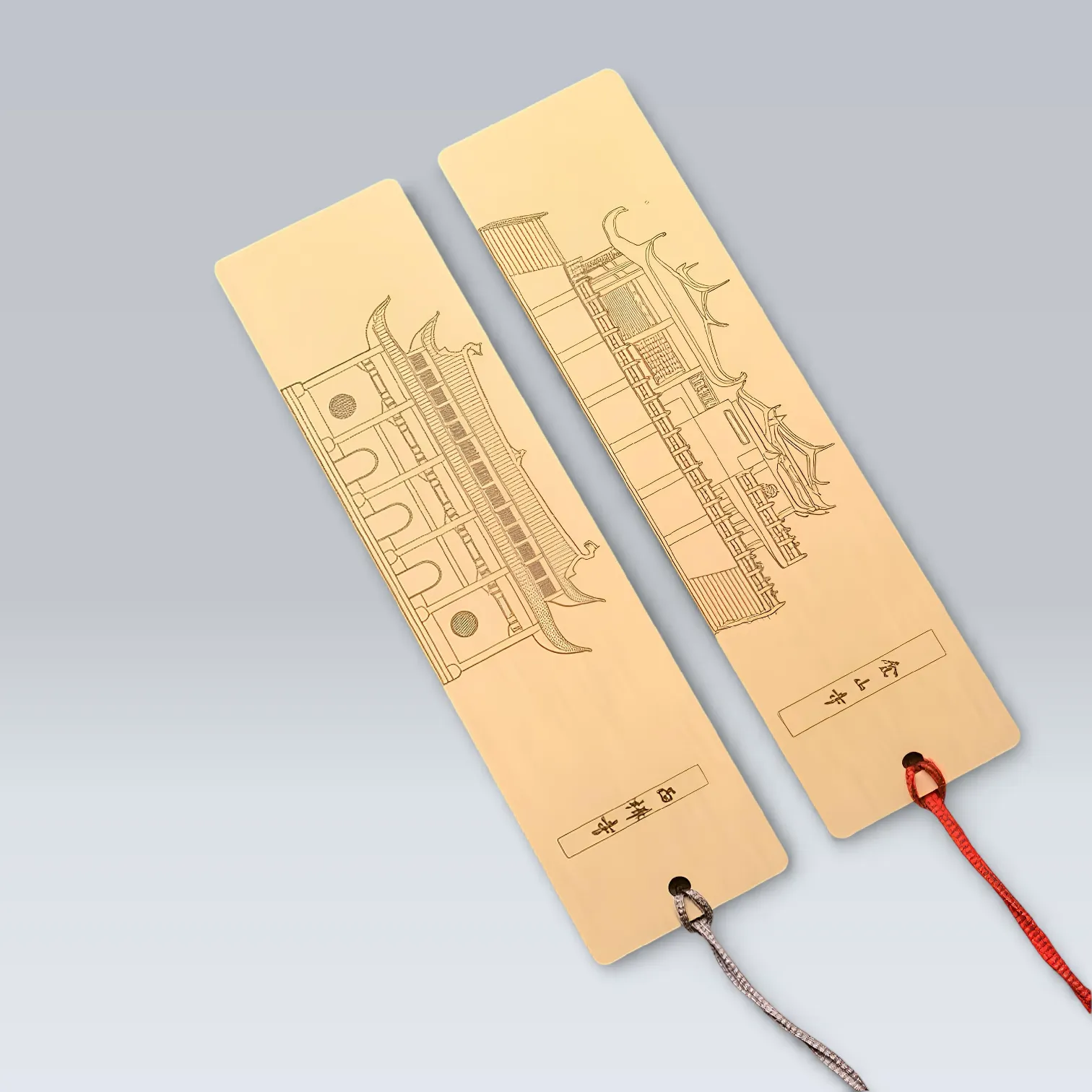 佛寺复刻书签 佛教文创