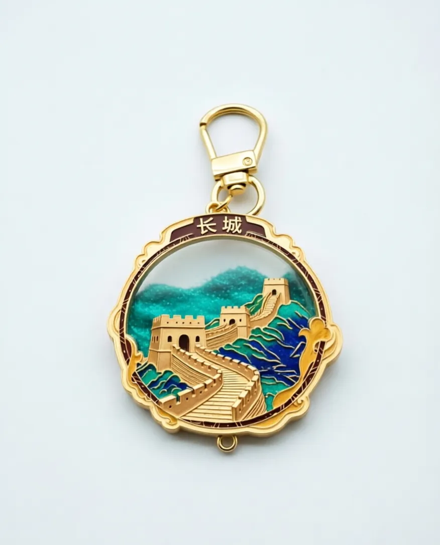 景区标志钥匙扣 金属工艺品